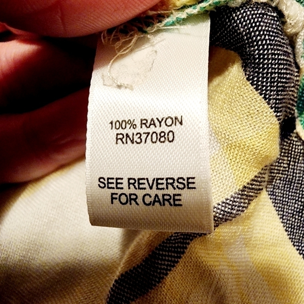 Cato Plaid Flannel Shirt Long Roll-Tab Sleeves Frayed Hem 26/28W Plus Size EUC - Picture 11 of 11